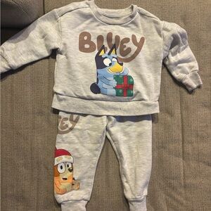 Kids Bluey Gray Matching Set